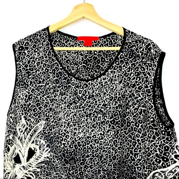 Shamask 100% Silk Caftan Art-To-Wear Allover Print Sheath - Picture 5 of 13